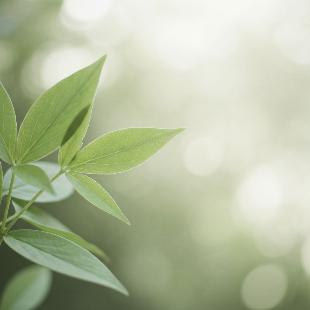 Weiche botanische Komposition